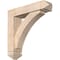 Ekena Millwork Thorton Arts and Crafts Smooth Bracket w/ Offset Brace, Douglas Fir, 5 1/2"W x 22"D x 22"H BKT0604X22X22THR03SDF - alternate 1